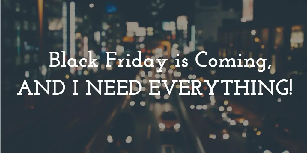 black friday