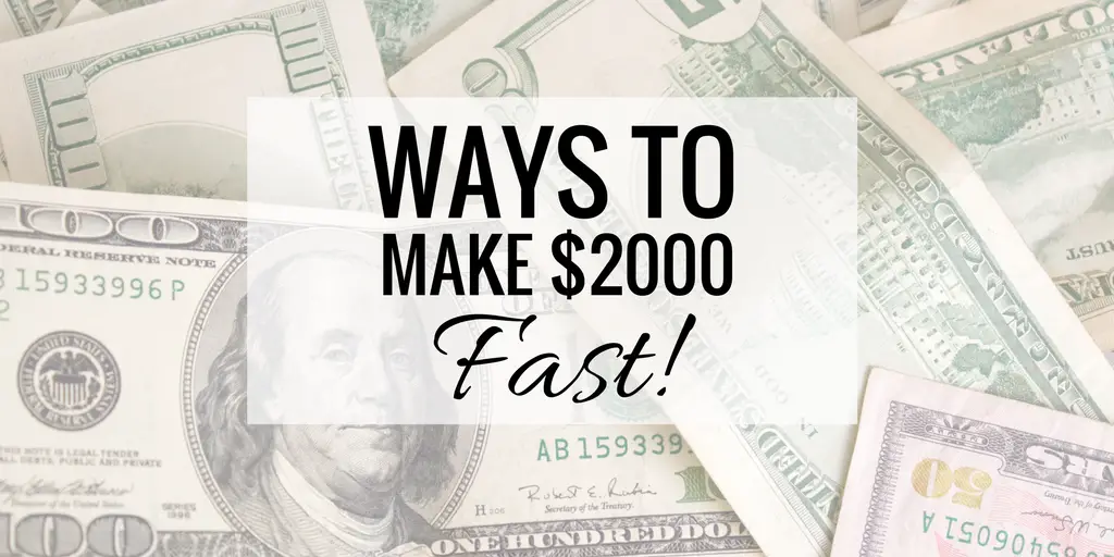 dollars 2000 fast cash need ways money table wondering ultimate guide contents training