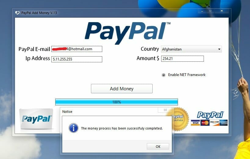 paypal money adder online no download