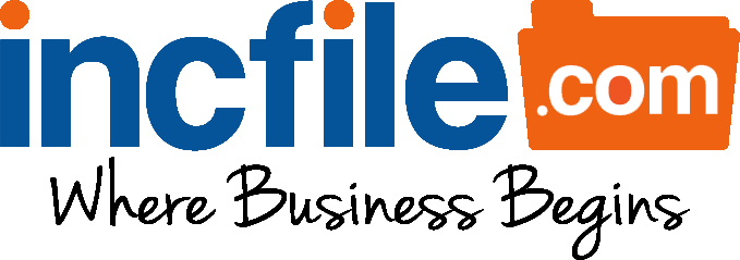 IncFile.com Logo. Text reads: IncFile.com - Where Business Begins.