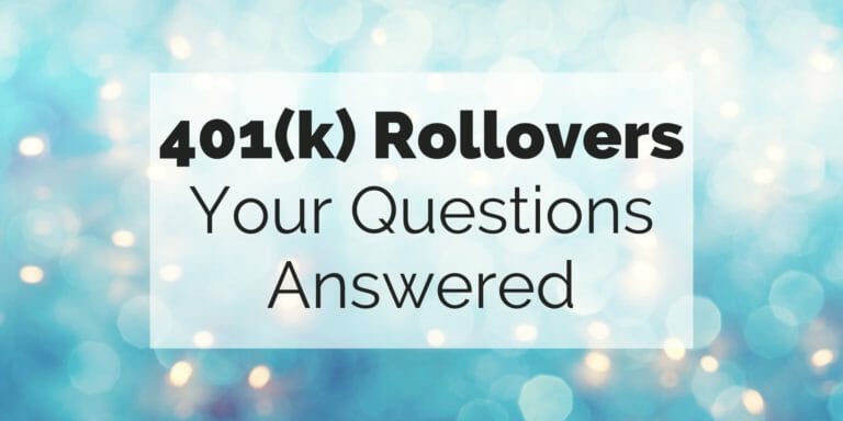 401(k) rollovers Your Questions Answered