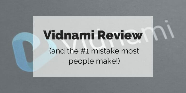 Vidnami review and the #1 mistake most people make!