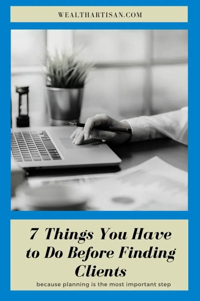 7 things you have to do before finding bookkeeping clients