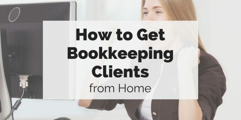 woman on her computer excited to get bookkeeping clients